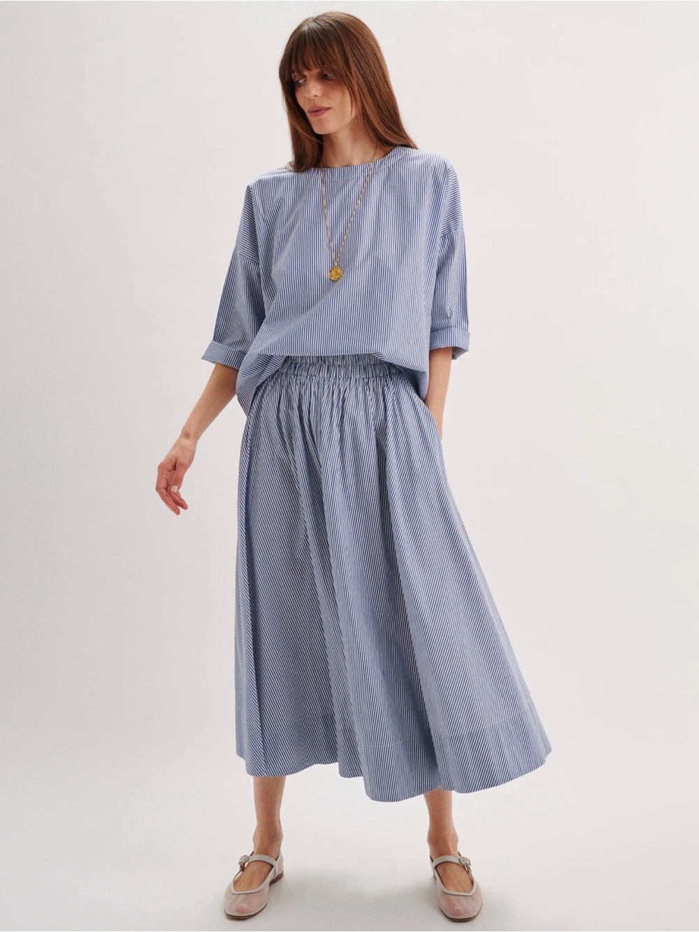 Suzi kondi Kyria Skirt in Cotton Poplin